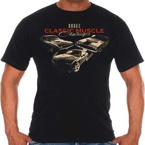 JH Design Men's Dodge Challenger T-Shirt Classic Muscle Short Sleeve Shirt